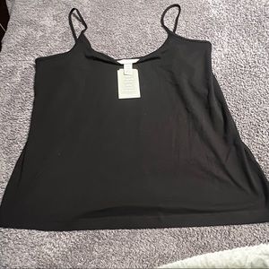 H&M 95% Organic Cotton Black Tank